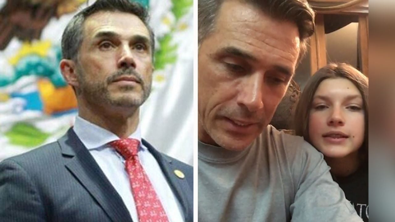 Sergio Mayer se reúne con su hija tras rescatarla de EU; el Gobierno lo ayudó