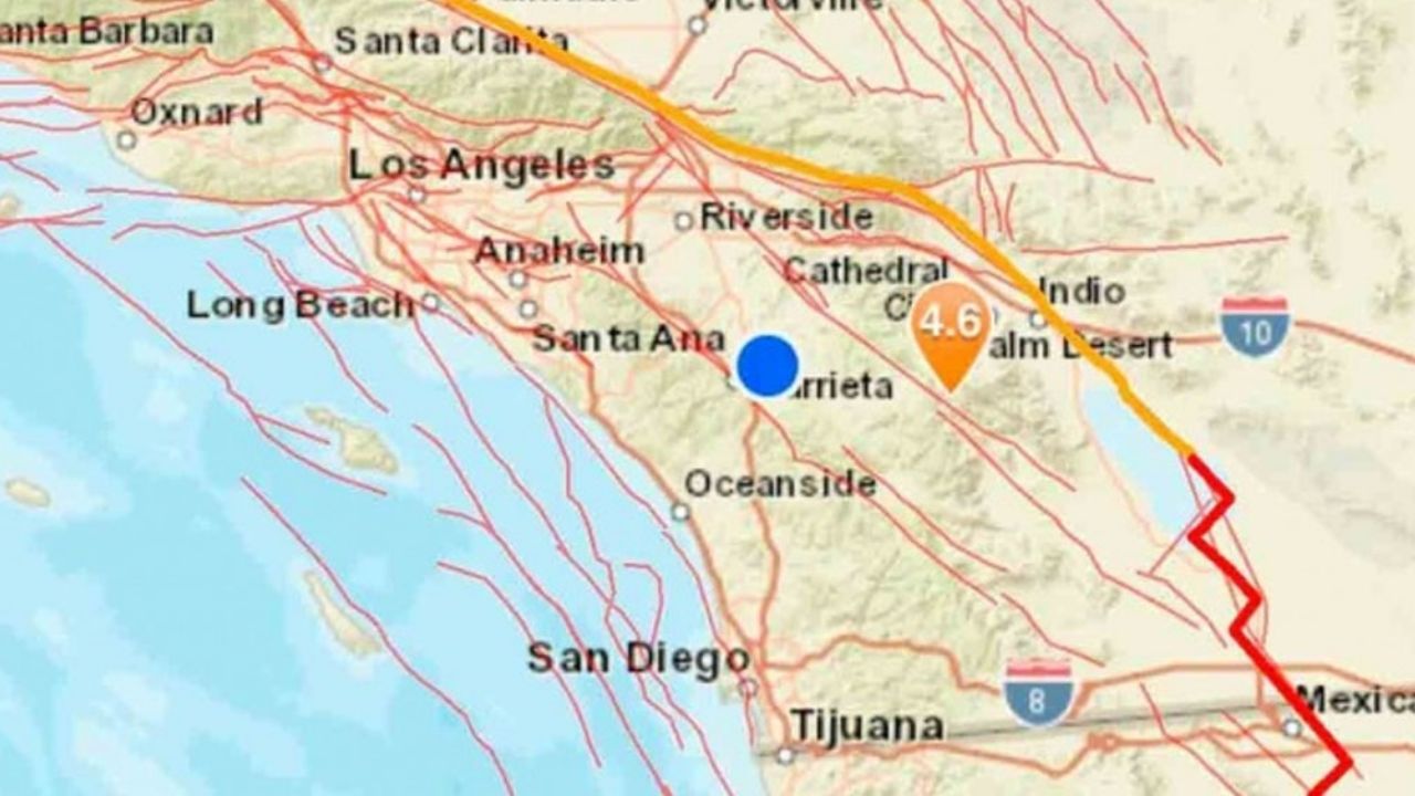 California registra sismo magnitud 4.9 que se sintió en Tijuana