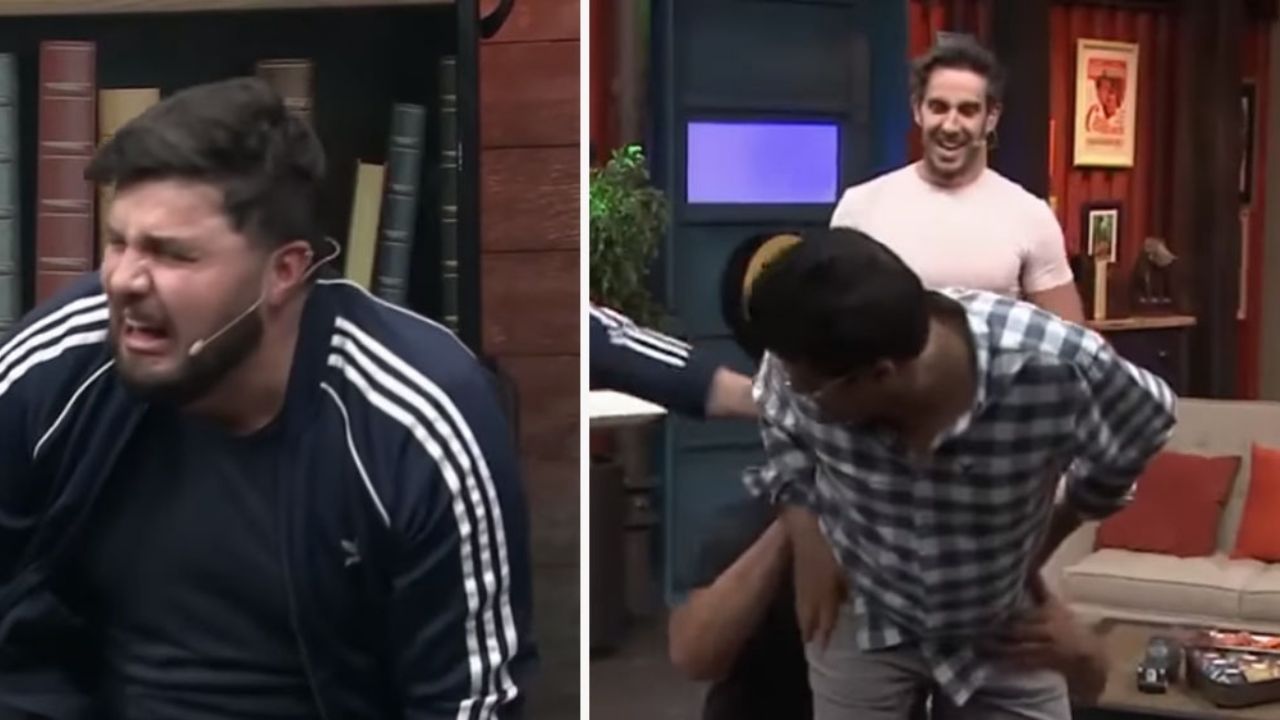 ¡Sin miedo a nada! Santamarina lame parte íntima del ‘Burro’ Van Rankin