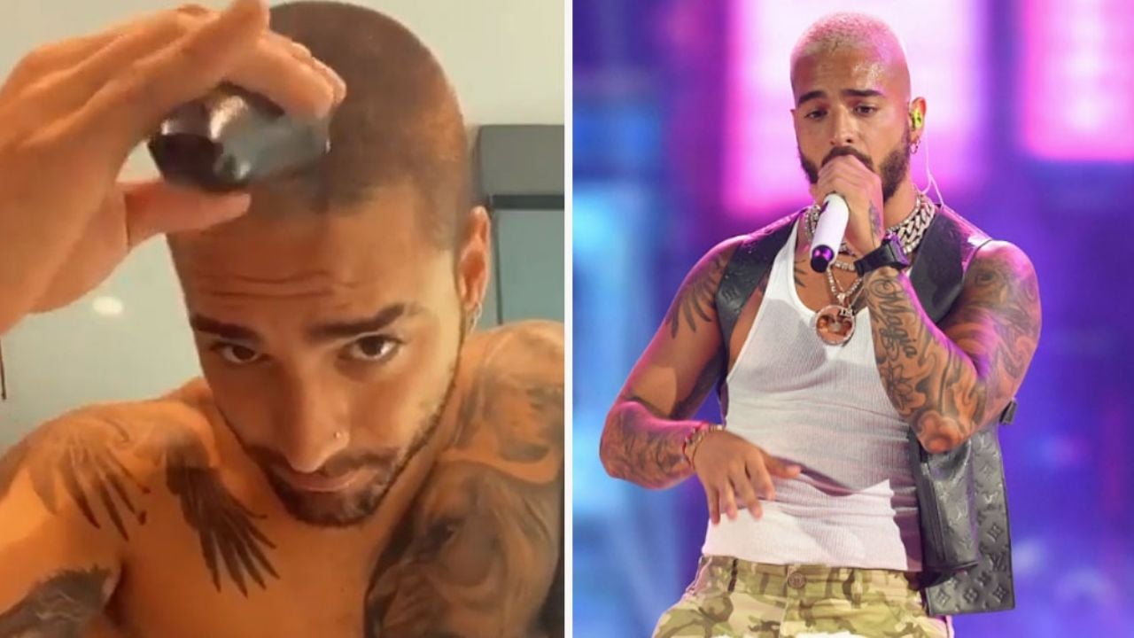 Maluma pierde la paciencia y aplica un Britney Spears durante la cuarentena