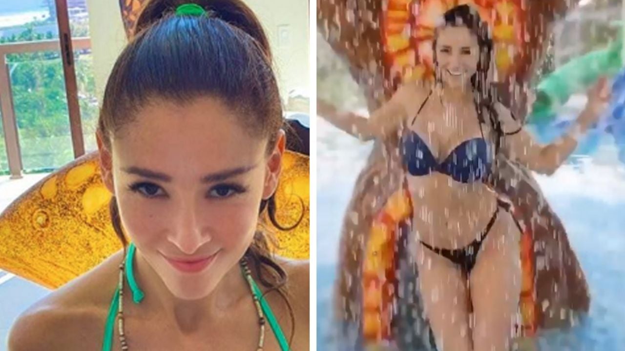 VIDEO: Dorismar se pone traviesa y le dice adiós a su bikini desde la piscina