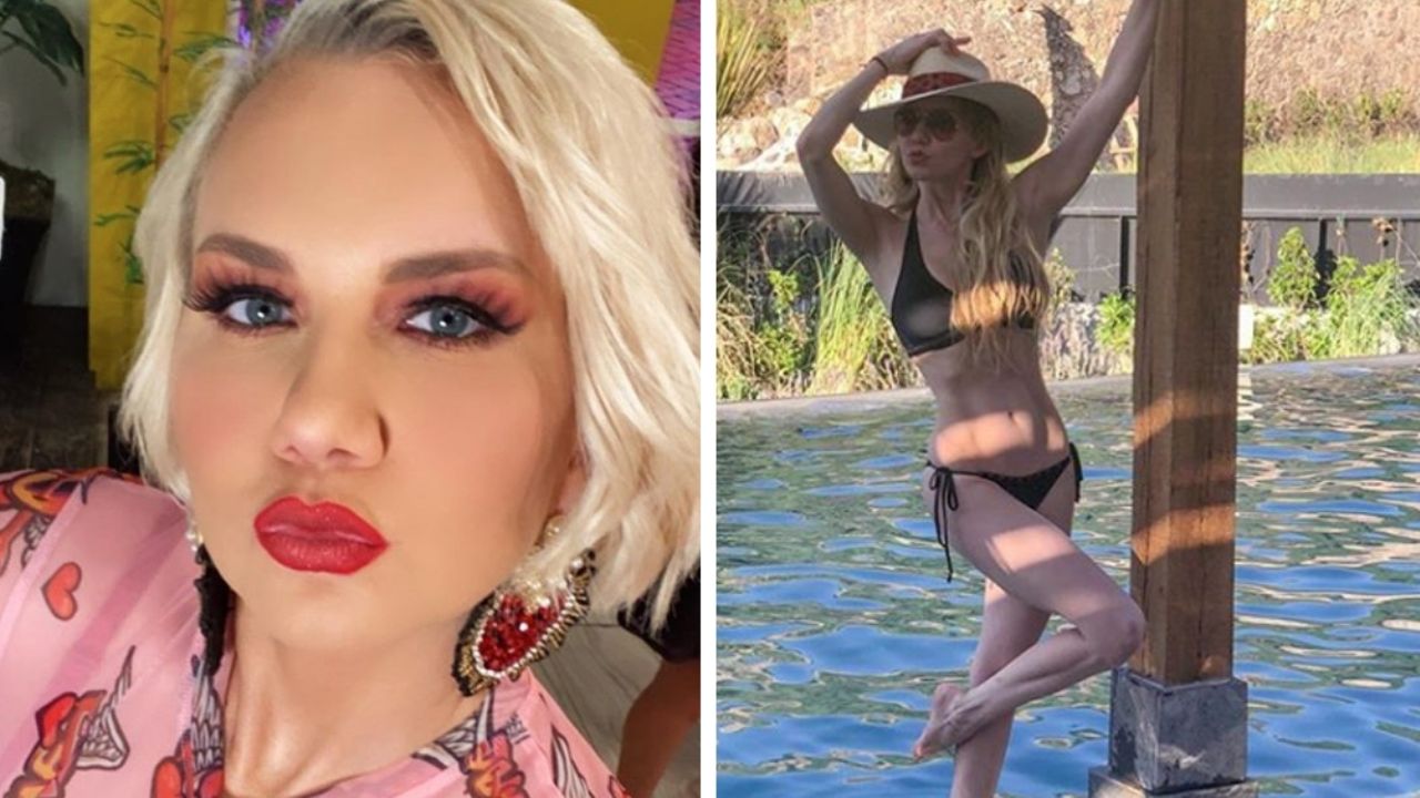 Michelle Vieth hace más amena la cuarentena con pecaminoso bikini rojo