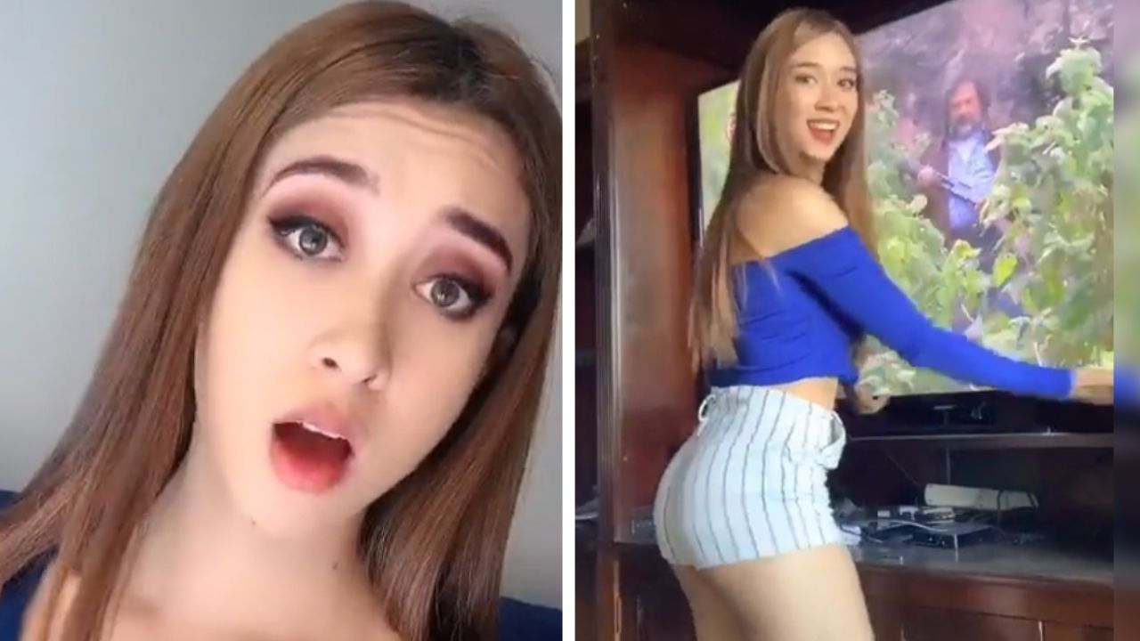 VIDEO: La ‘Chica del clima’ hondureña y su ceñido short blanco conquistan TikTok