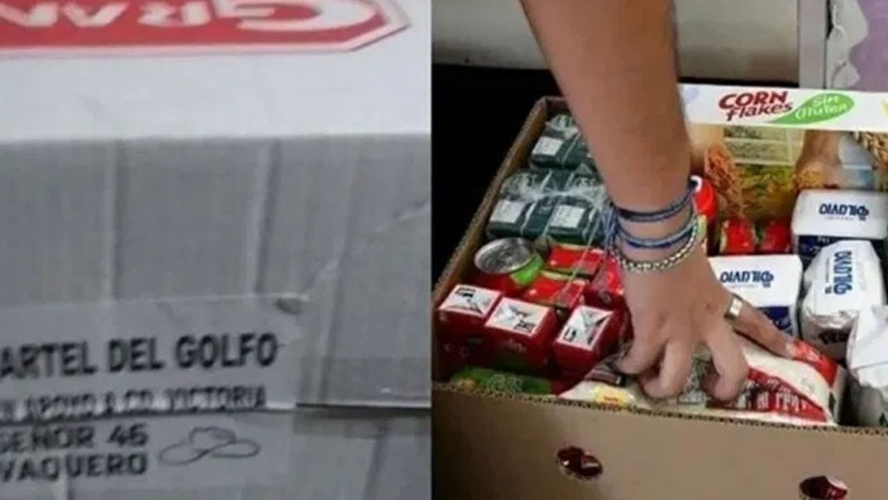 “No son del DIF”: Crimen organizado reparte despensas por Covid-19