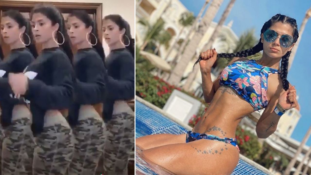 “Se nota que era teibolera”: Se burlan de Kimberly Flores por ‘perrear’ en TikTok