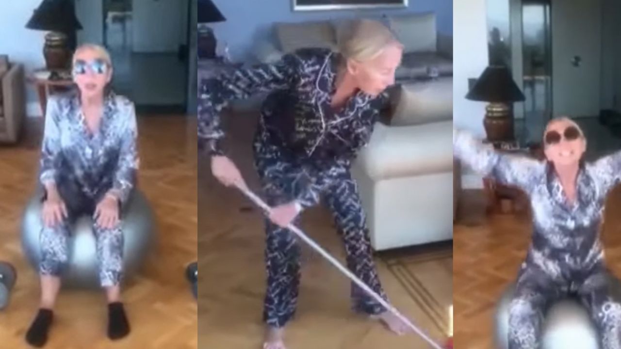 ¡La burla de ‘Hoy’! Laura Bozzo, víctima de bromas por rutina de ejercicios