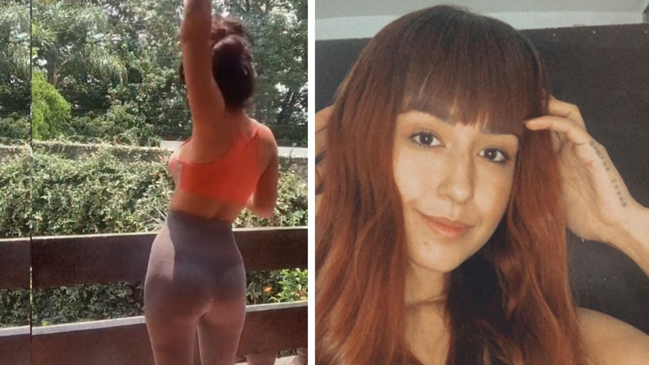 VIDEO: Romina, hija de Niurka Marcos, luce cuerpazo en entallados leggings