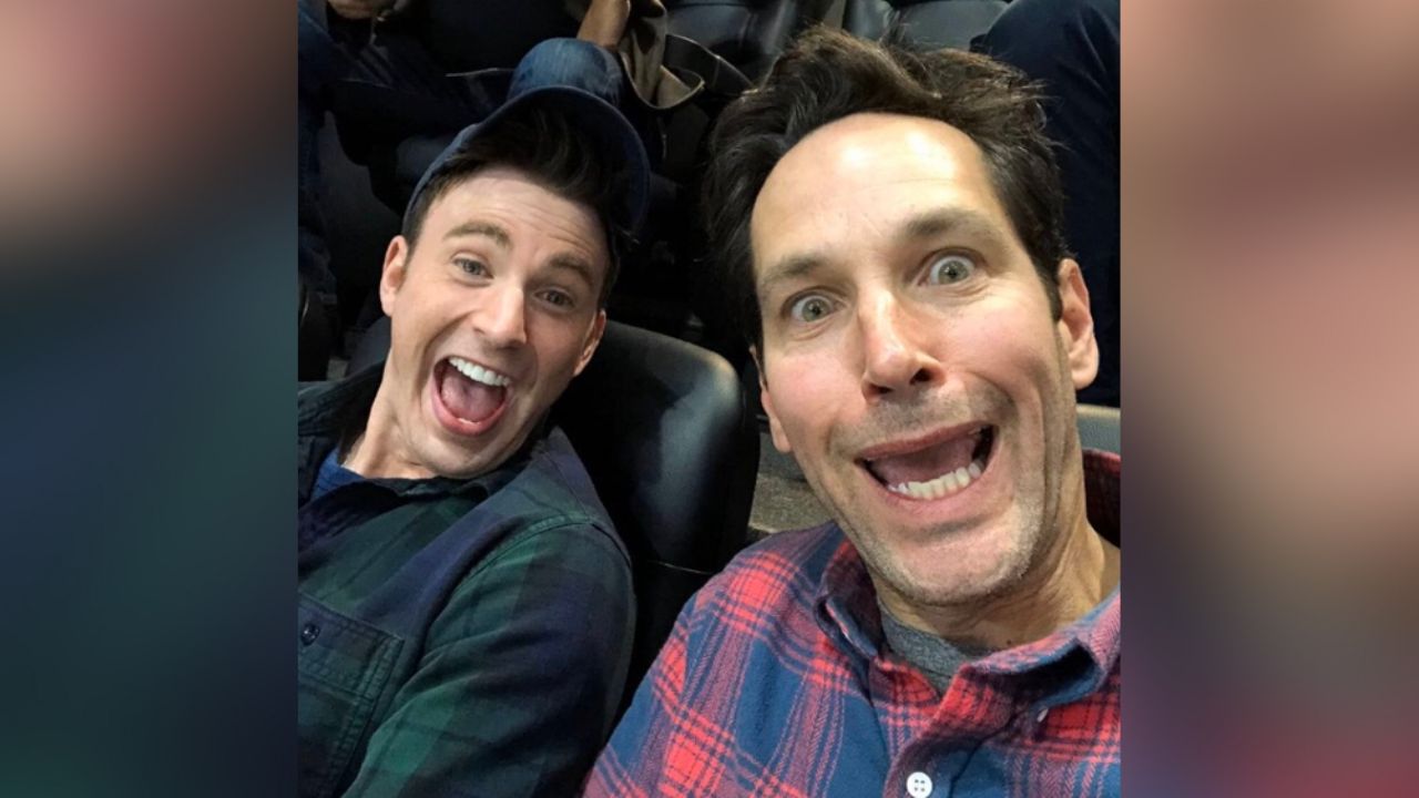 Paul Rudd recibe divertida felicitación de Chris Evans por su cumpleaños