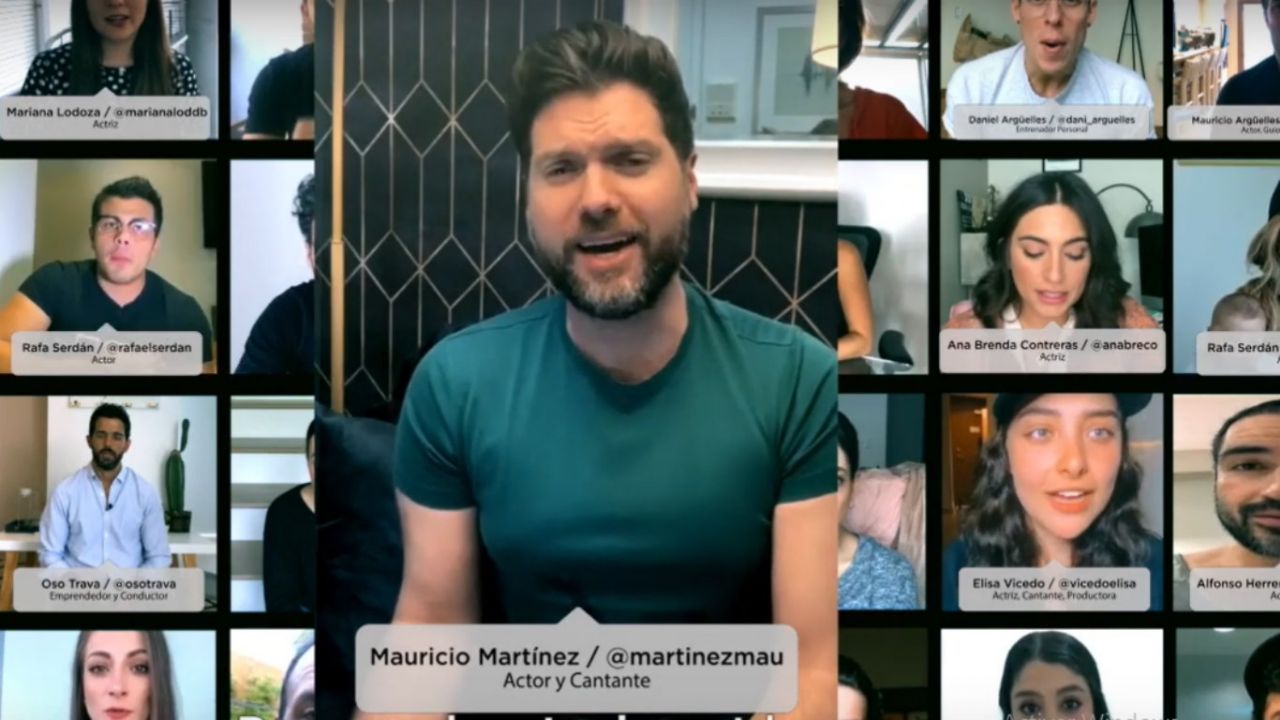 Famosos cantan ‘Techito lindo’ para que mexicanos respeten cuarentena