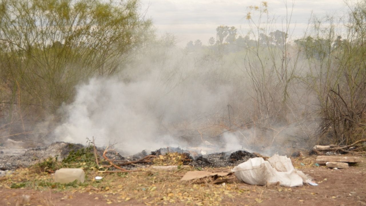Basureros clandestinos siguen vigentes en Navojoa pese al coronavirus