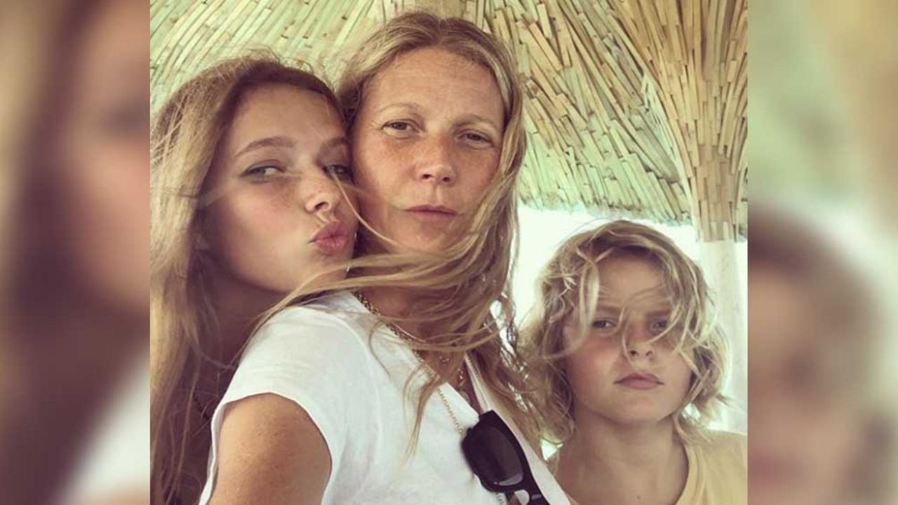 A sus 47 años, Gwyneth Paltrow luce radiante sin maquillaje al hacer ‘home office’