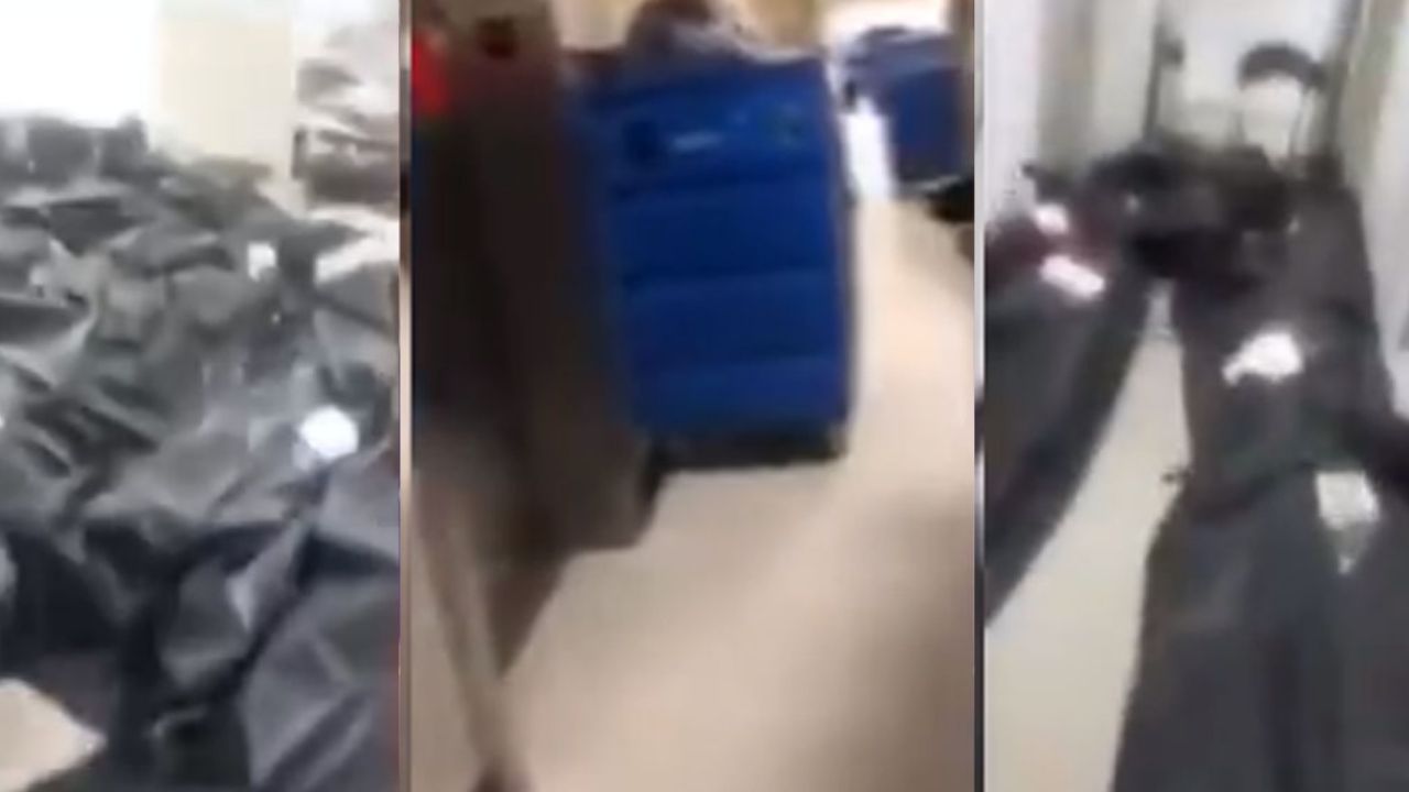Video revela cadáveres regados en hospital de Nueva York por Covid-19