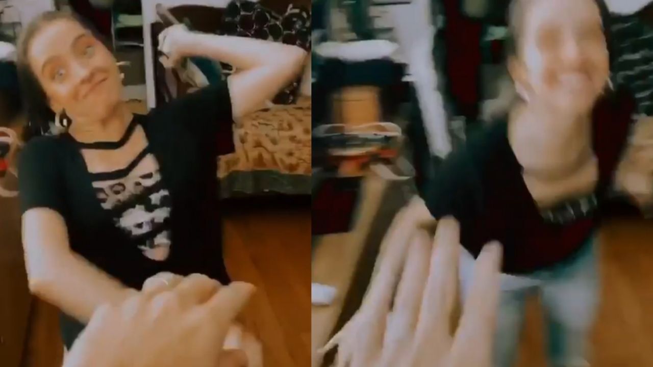 Evaluna enfurece y empuja a Camilo después de burlarse de ella: “Te gane”