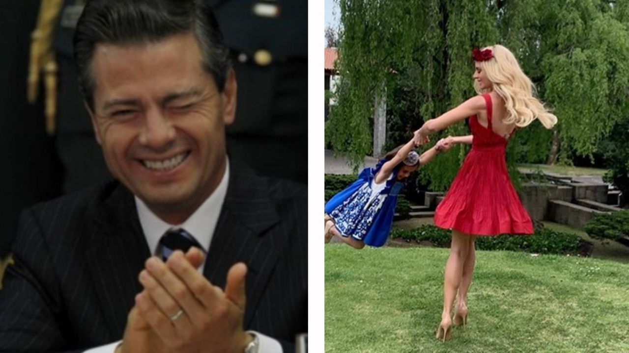 Novia de Peña Nieto enamora en tiernas fotos con su hija: “Eres una muñequita”