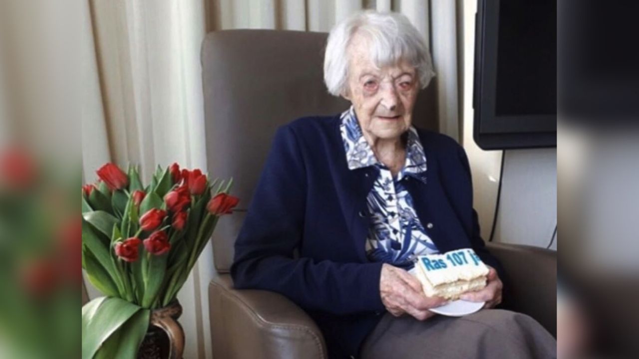 ¡Impresionante! Una mujer de 107 años vence el Covid-19 en Países Bajos
