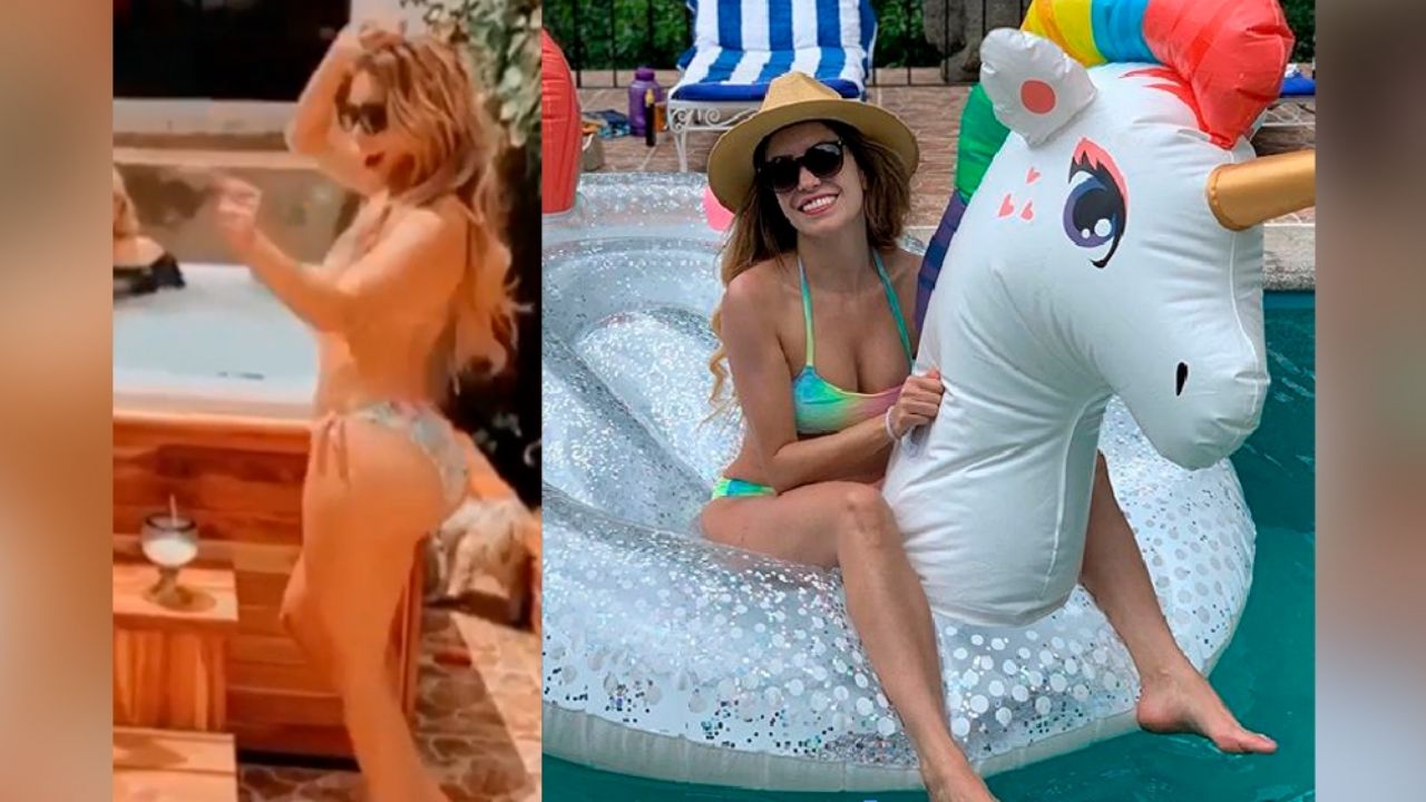 “Vieja guanga”: Andrea Escalona es ‘devorada’ en Instagram por bailar casi desnuda