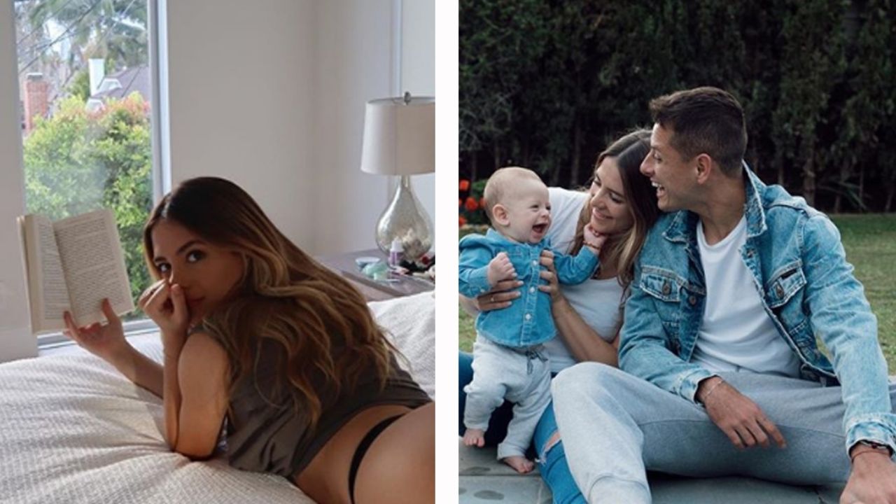 Sarah Kohan, esposa de ‘Chicharito’, seduce al modelar sensual traje de baño