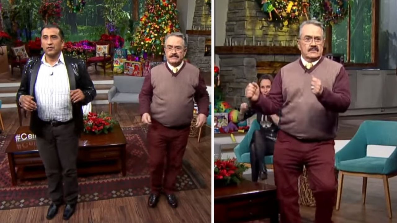 Pedro Sola y la vez que bailó ‘Claridad’ con ‘Lady Wuuu’ en ‘Ventaneando’