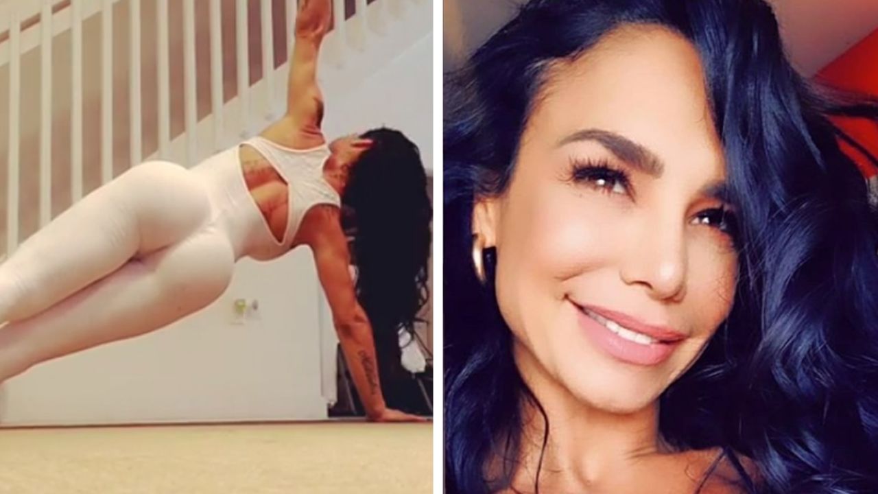 Lis Vega muestra a detalle su cuerpo con ‘embarrado’ atuendo de cuerpo completo