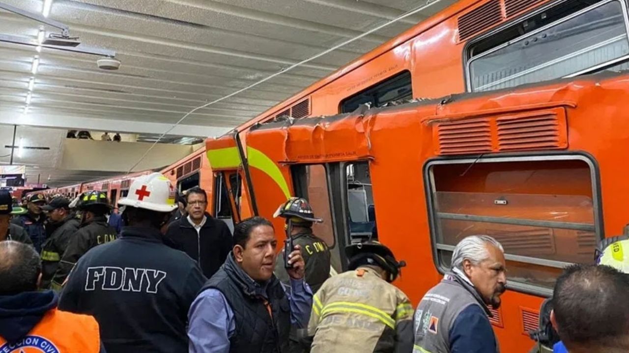 Capturan a dos presuntos responsables por choque de trenes en Metro de CDMX