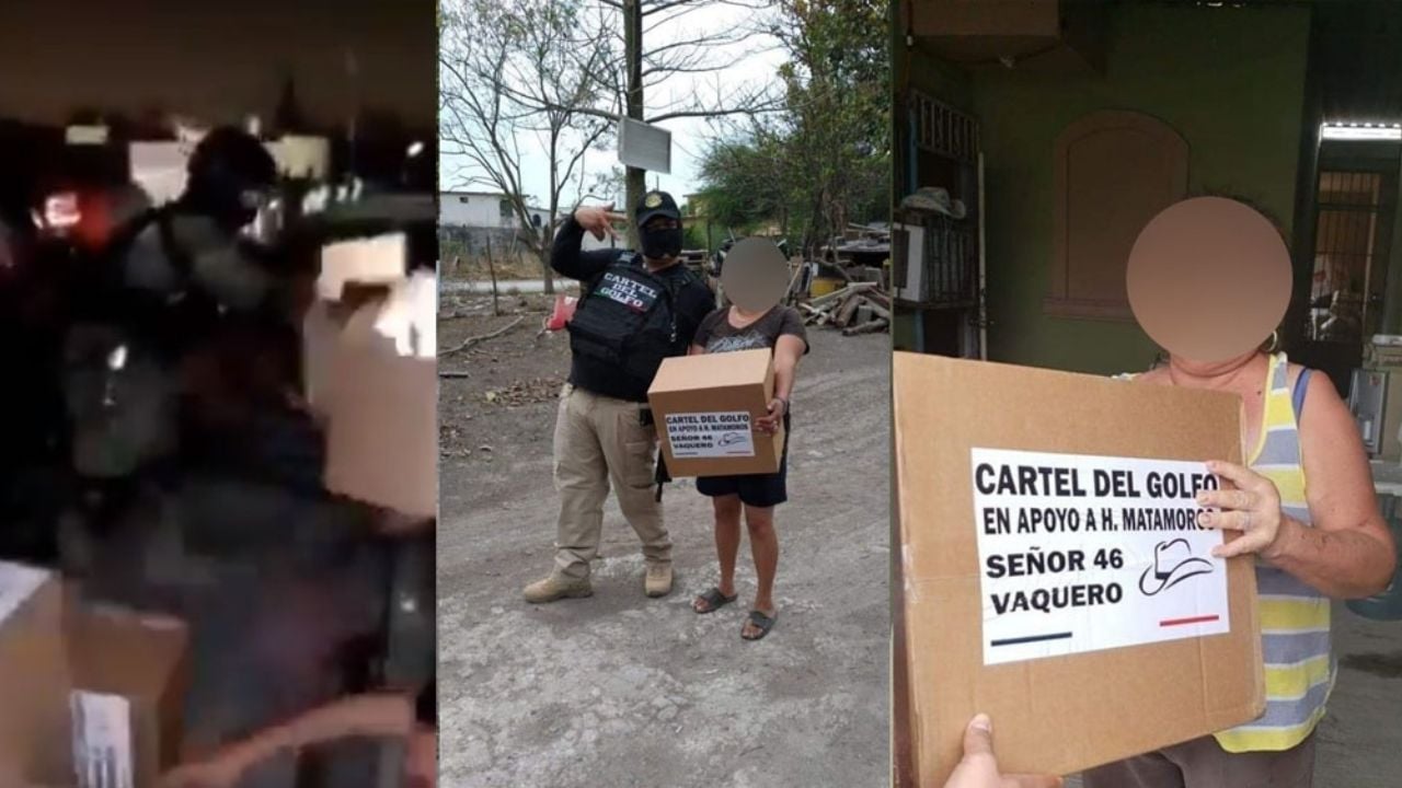 Cártel del Golfo regala despensas “ya que el gobierno no ha asomado las narices”