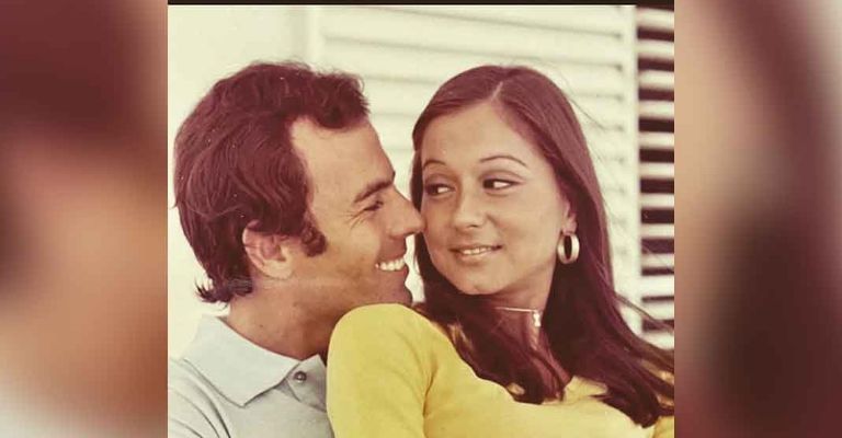 Julio Iglesias junto a su esposa
