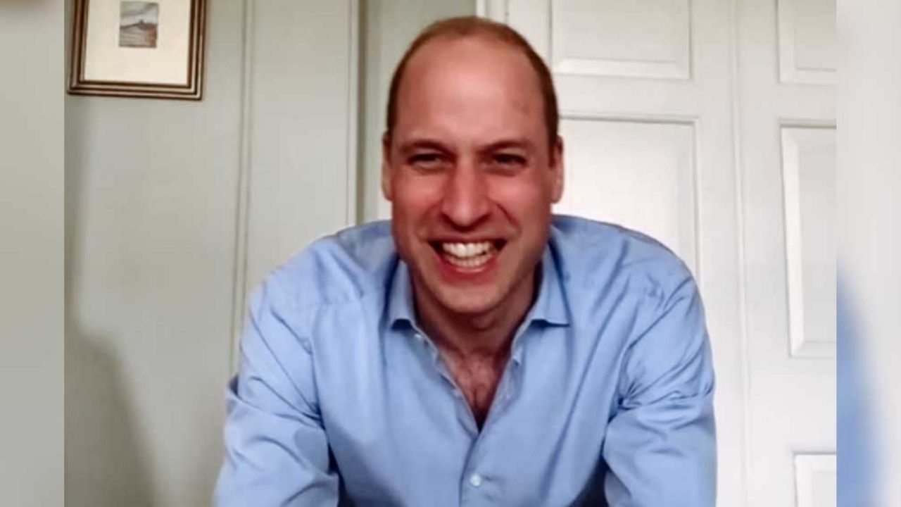 La divertida y especial videollamada del Príncipe William tras nombramiento