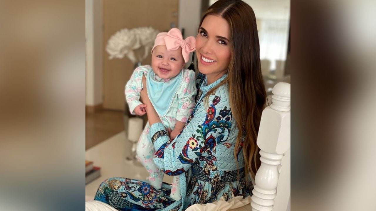 Marlene Favela presume a su hija Bella por cumplir seis meses de nacida: “Muñequita”