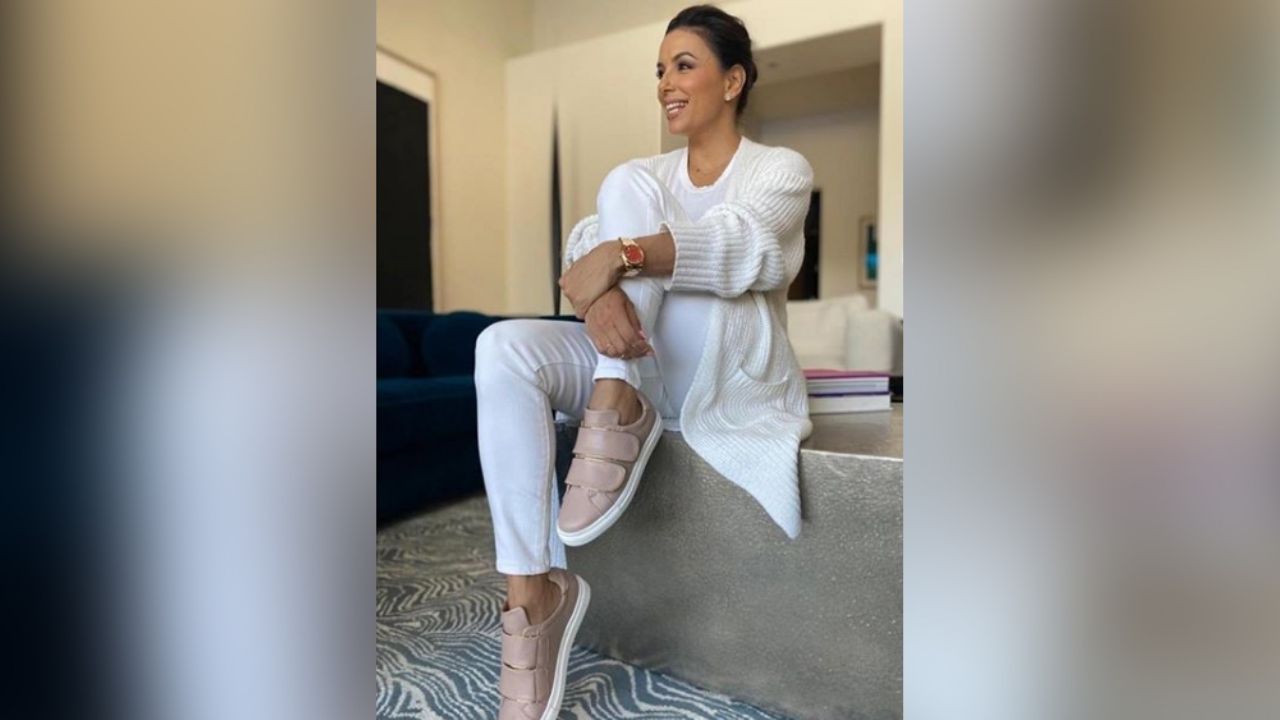 Eva Longoria impacta al mostrarse sin una gota de maquillaje y con ¡canas!