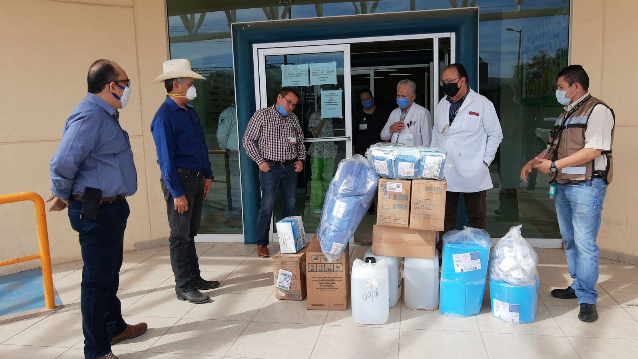 Gobierno de Huatabampo apoya con insumos médicos a Hospital Bajo Río Mayo