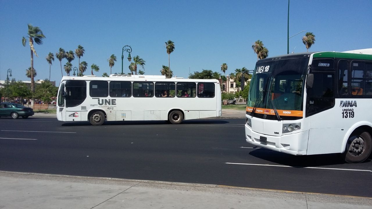 Piden extremar precauciones en el transporte público ante el Covid-19 en Sonora