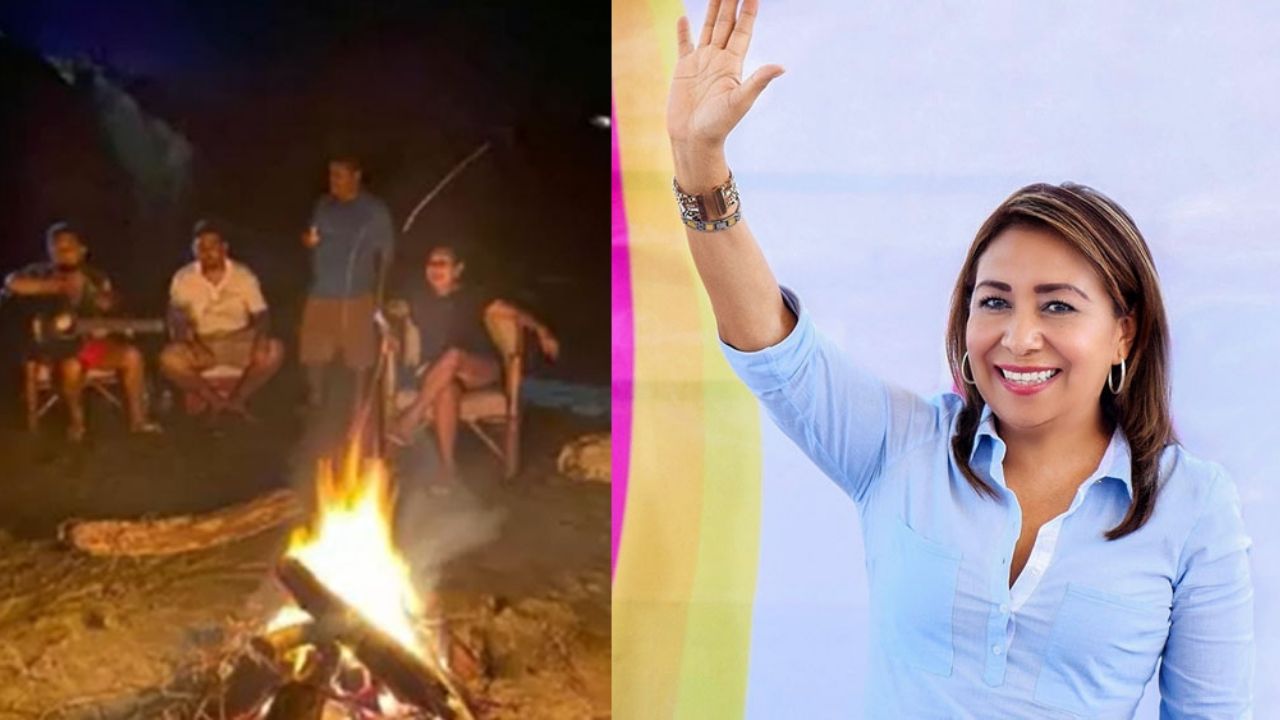 VIDEO: Influyente diputada se burla de contingencia y hace fiesta en playa