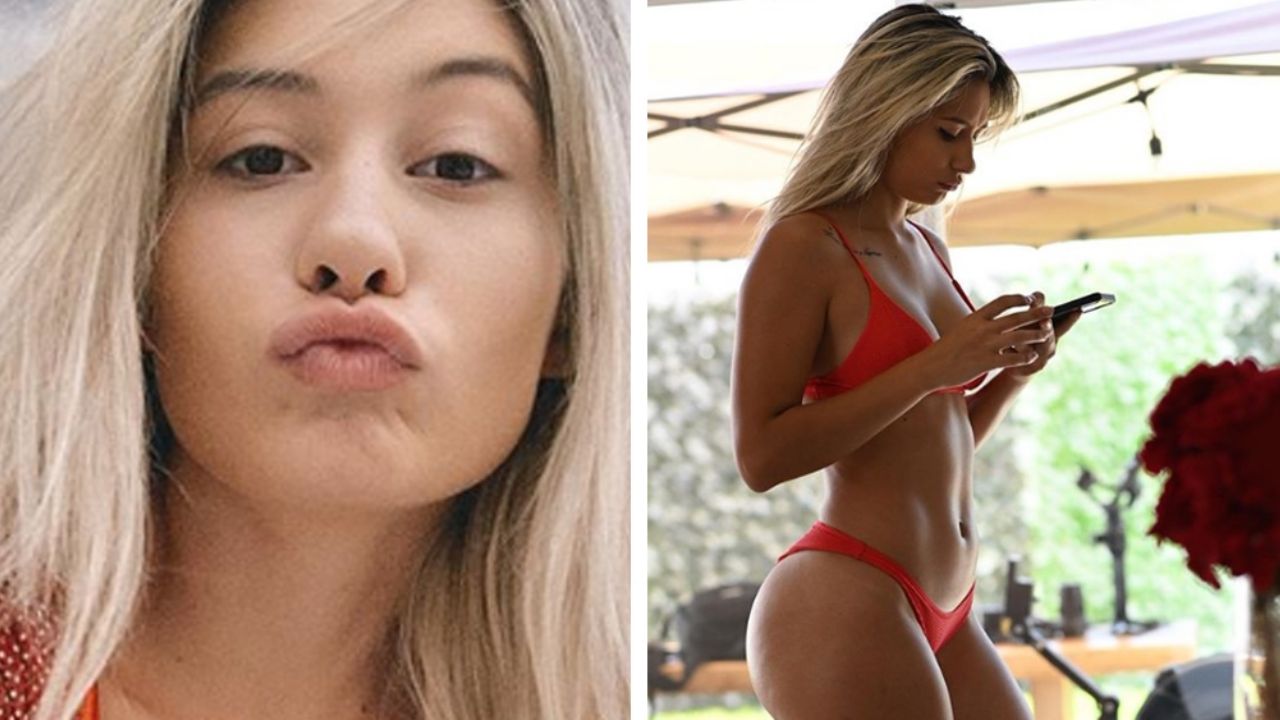 Issa Vegas pone de rodillas a TikTok con acalorado baile en minibikini rojo