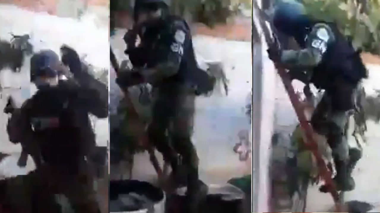 VIDEO: Acusan a Guardia Nacional por meterse a robar a casa en Guanajuato