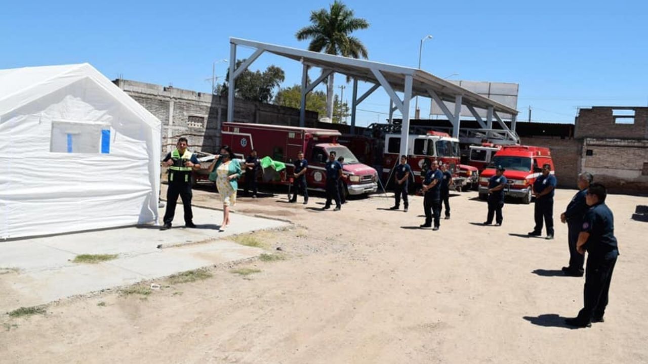 Bomberos de Navojoa adoptan medidas de protección por Covid-19