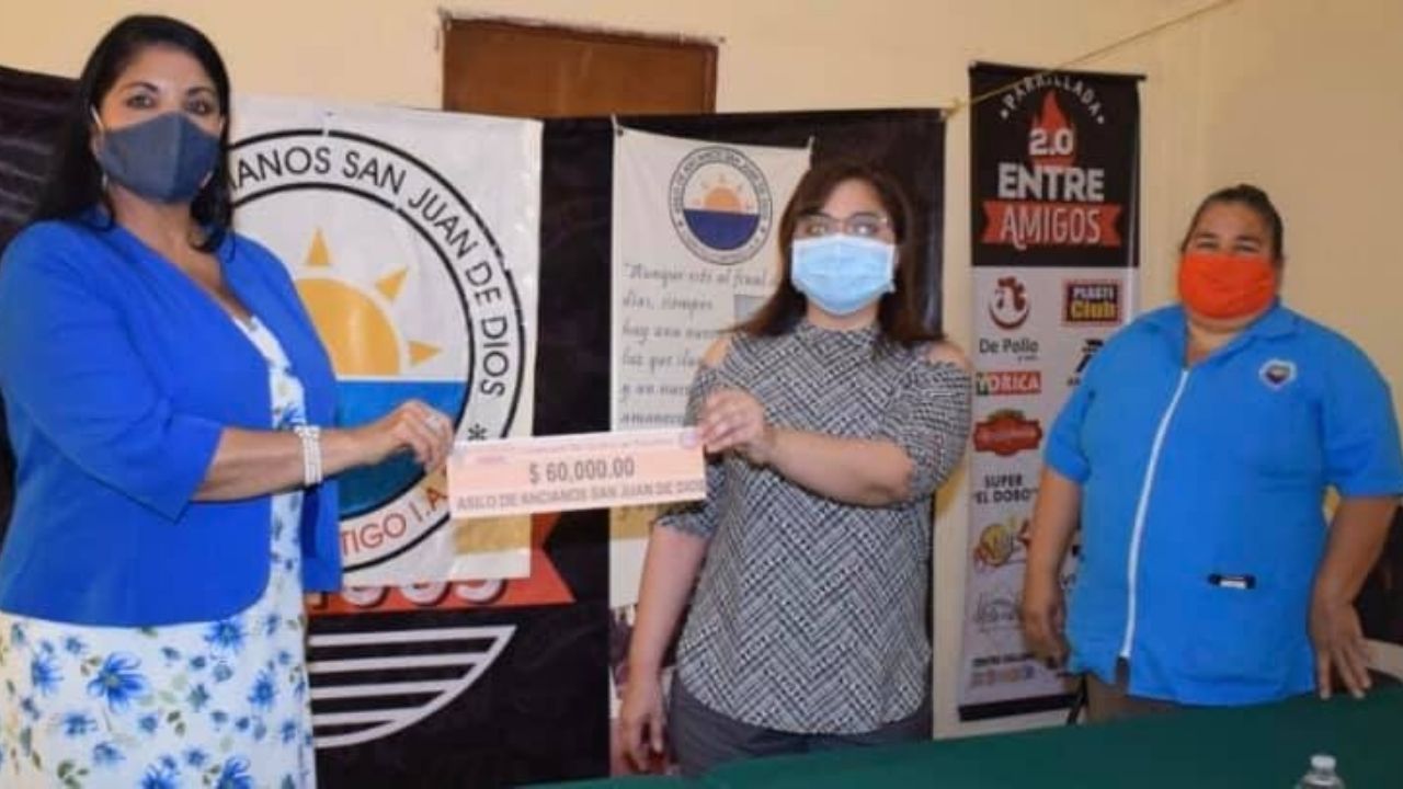 El Asilo de Ancianos de Navojoa recibe un apoyo de 60 mil pesos