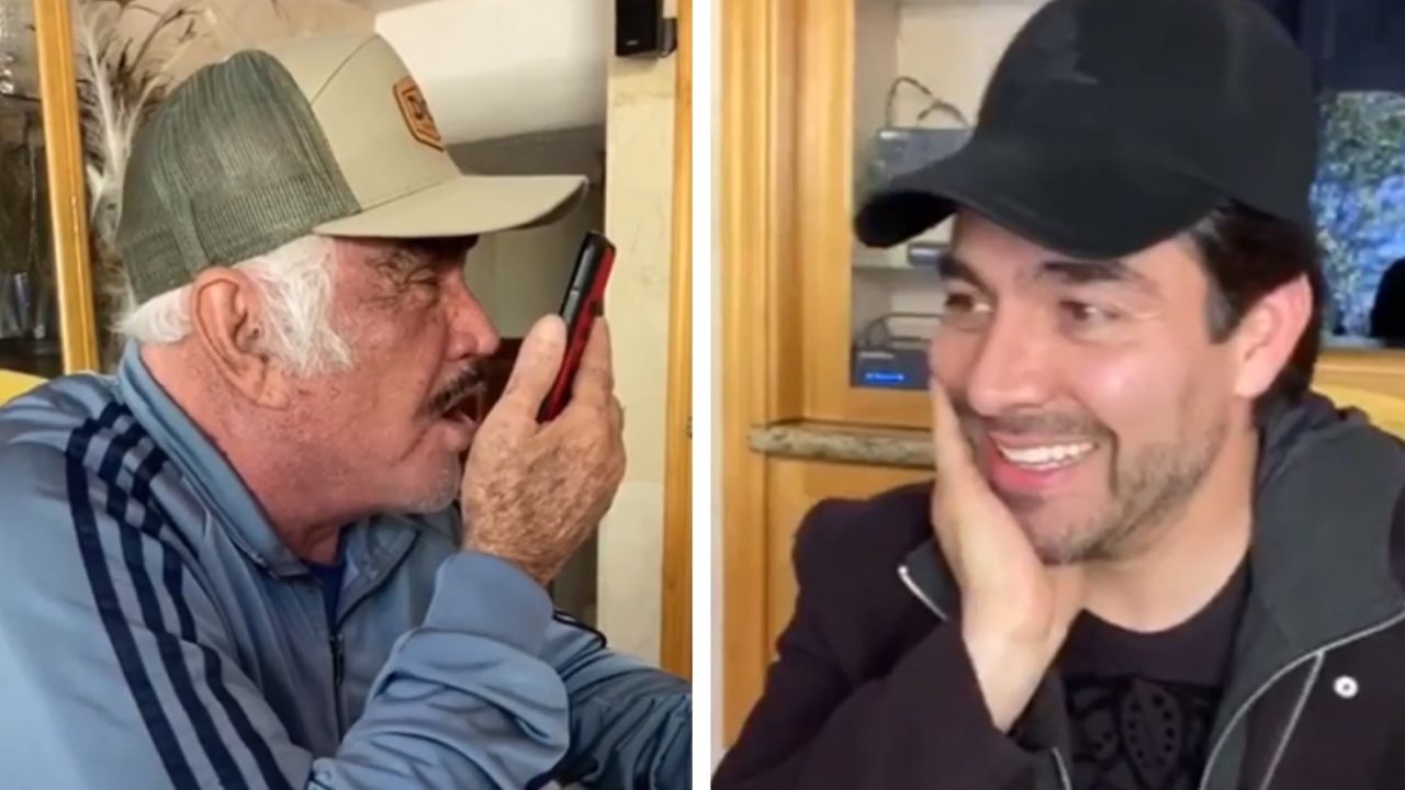 VIDEO: ¡Enorme corazón! Vicente Fernández le canta a la mamá de Omar Chaparro
