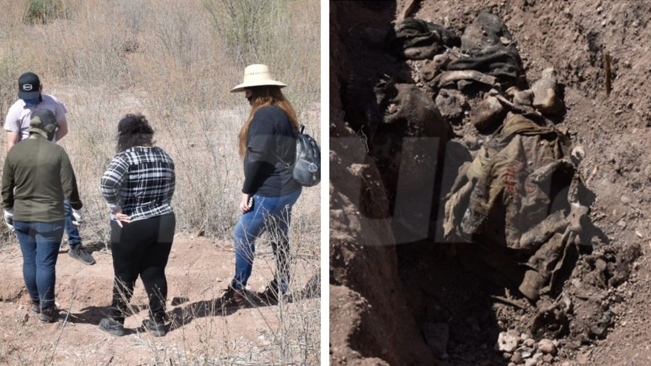 Mujeres rastreadoras encuentran cadáver de hombre en fosa clandestina