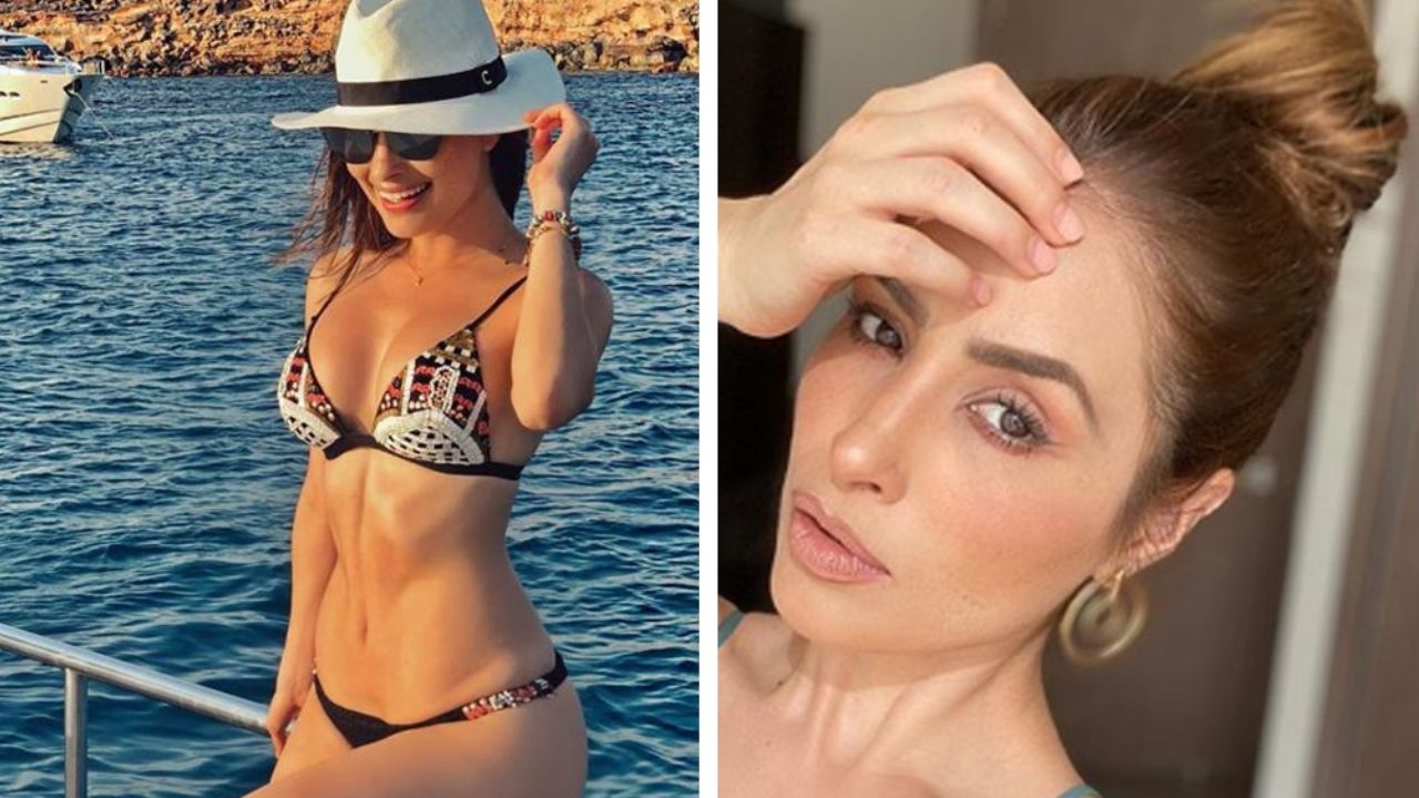 ¡A un lado Bárbara de Regil! Cynthia Rodríguez luce marcado vientre tras ejercitarse