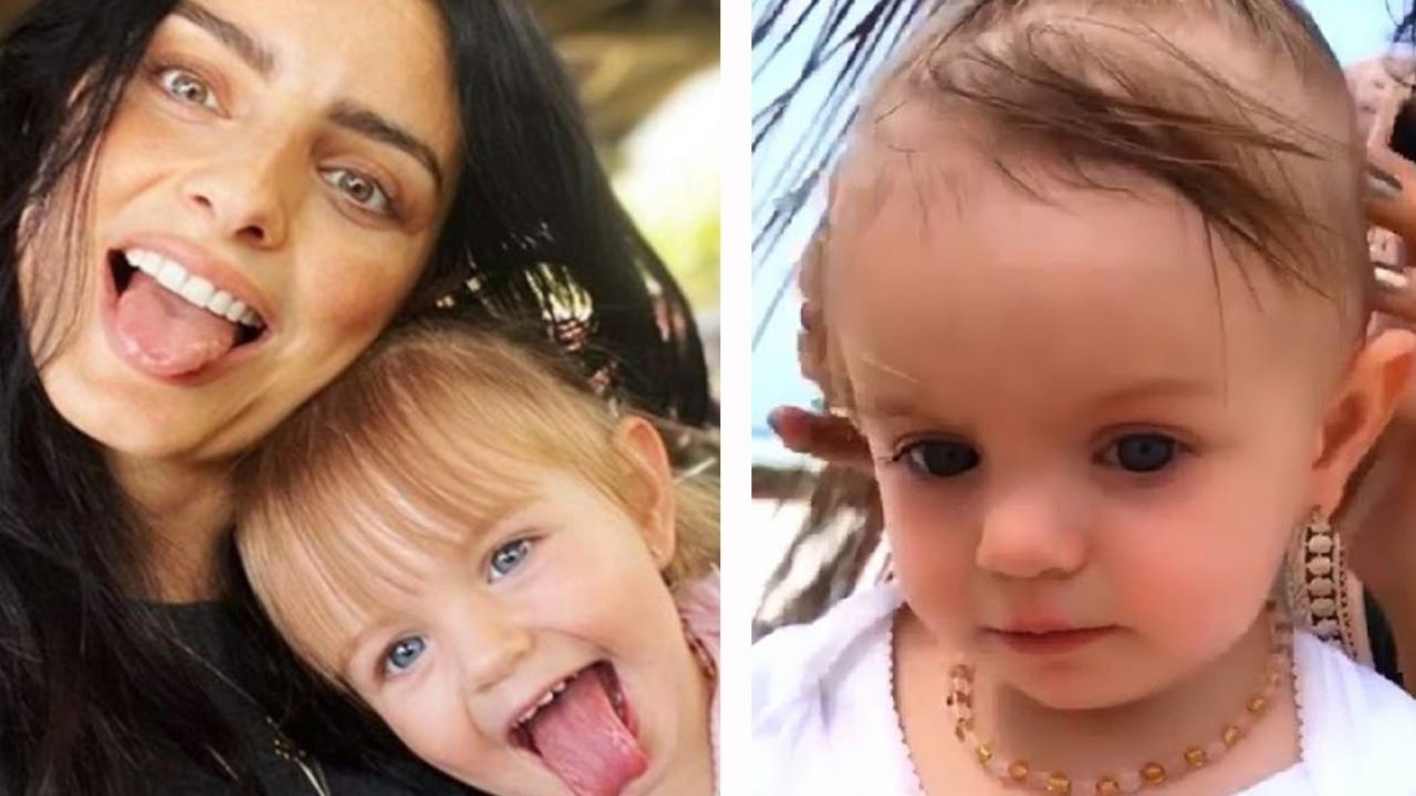 ¿Madre cruel? Aislinn Derbez exhibe ‘rara’ característica física de Kailani