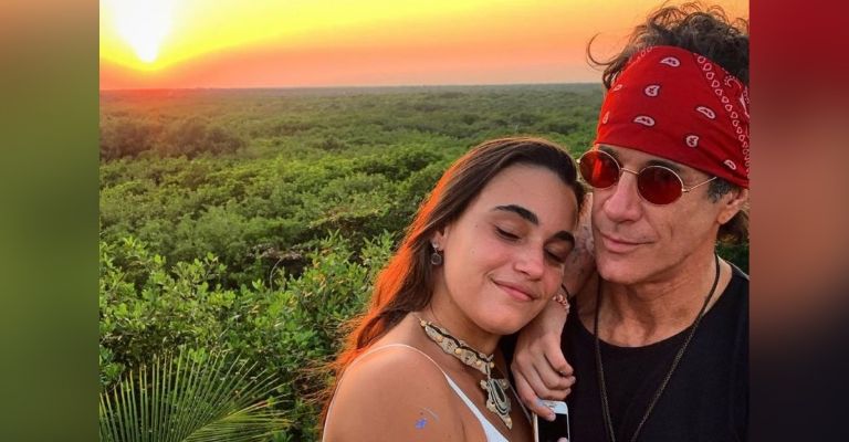 Fernando Carrillo y su novia