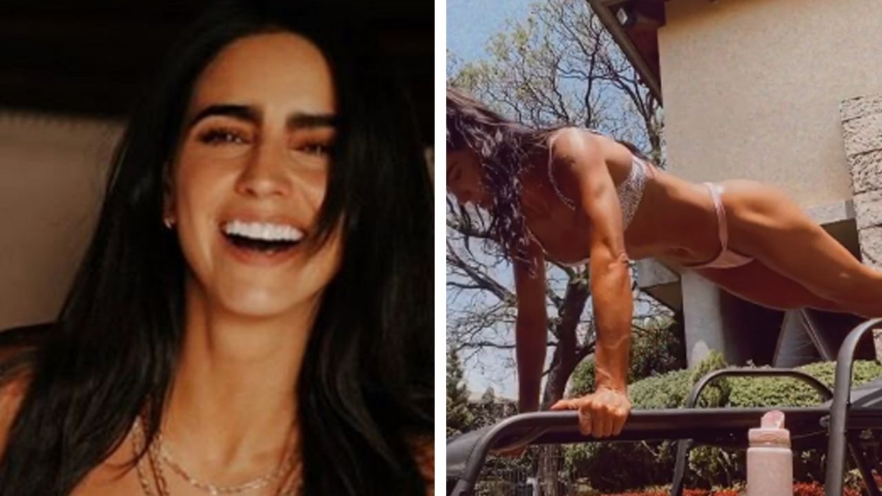 ¡Brutal! Bárbara de Regil usa la cuarentena para ejercitarse en paños menores