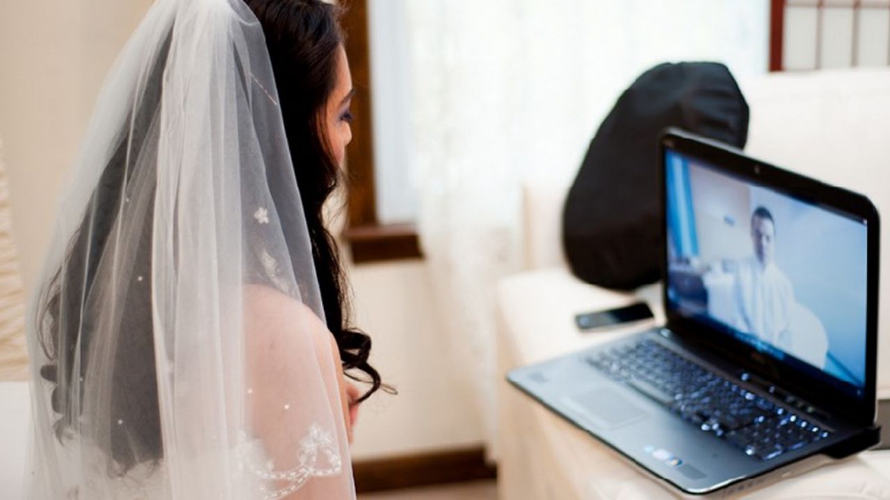 Bodas virtuales se convertirán en una nueva y famosa tendencia por el Covid-19