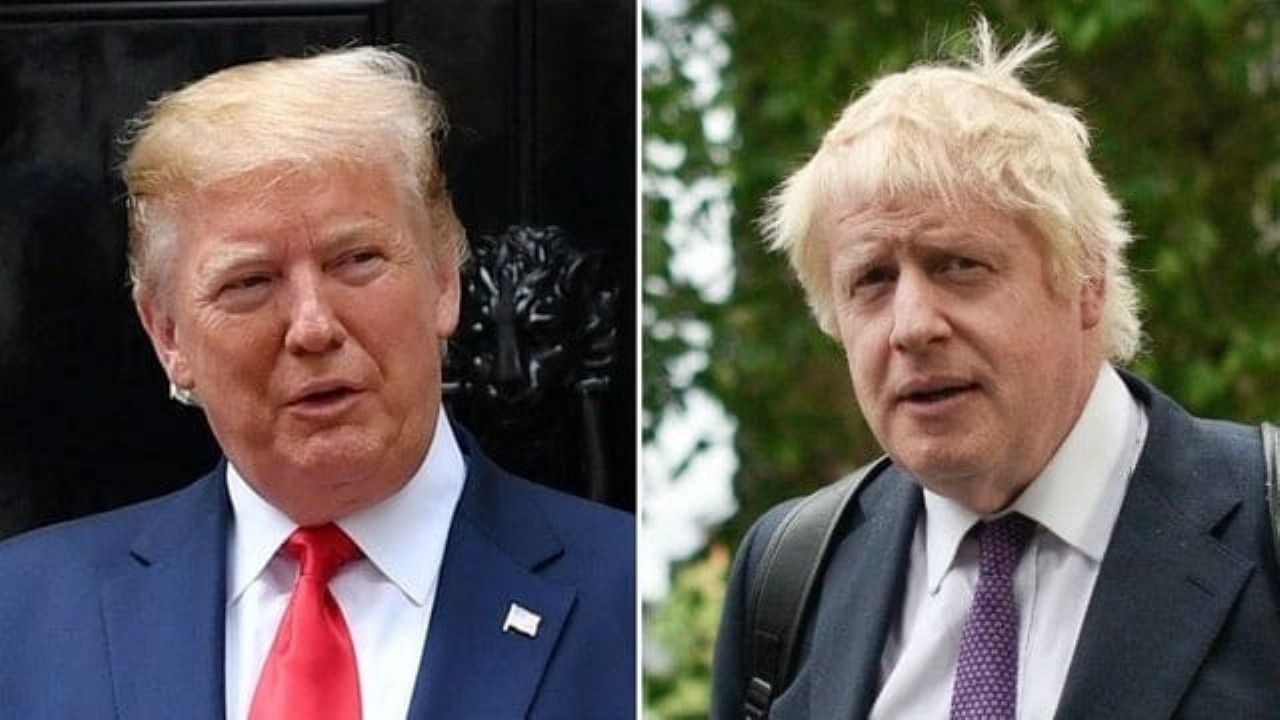 Trump y Johnson trabajarán “juntos” ante la crisis mundial por el Covid-19