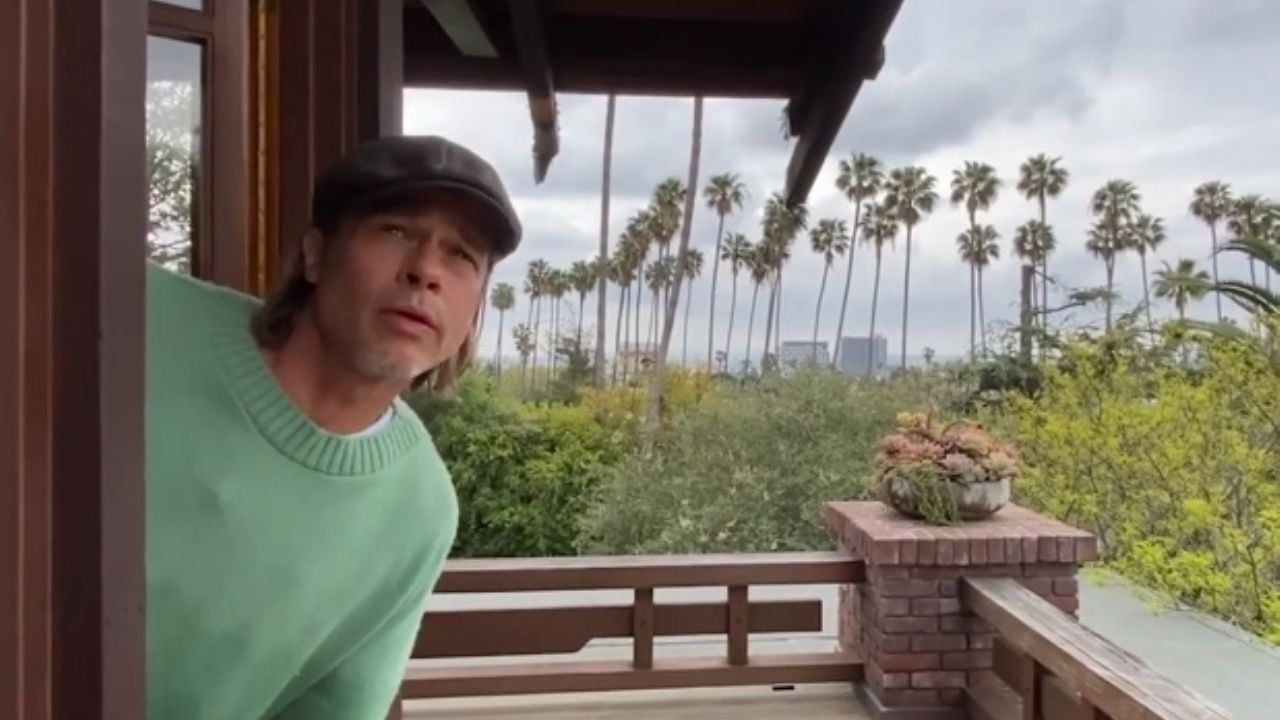 ¡Tienes que verlo! Brad Pitt se convierte en el nuevo ‘Chico del clima’