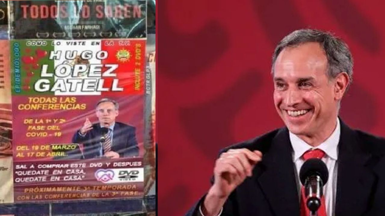 ¡Increíble! Ya venden las conferencias de Hugo López-Gatell en formato pirata