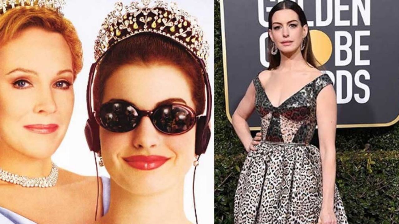 ¡Tienes que verlo! Anne Hathaway y su ‘Pillow Dress’ al estilo de ‘El Diario de la Princesa’