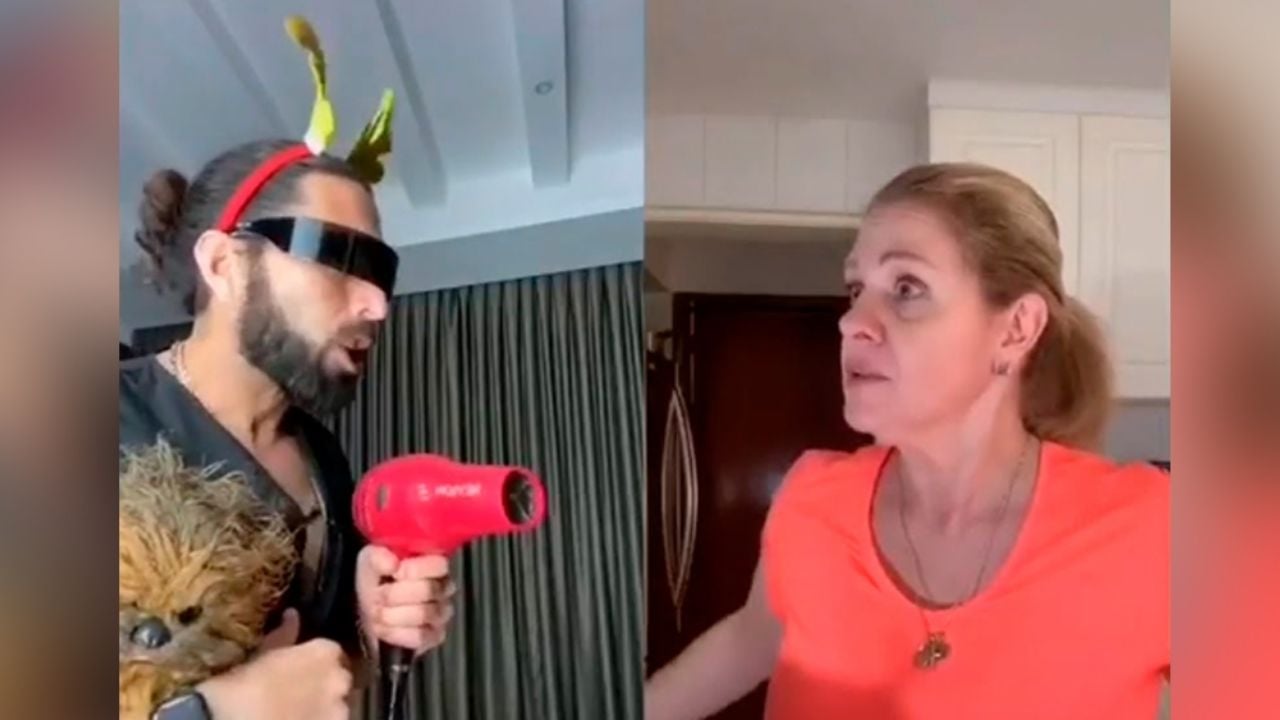 Poncho de Nigris da terrible susto a Érika Buenfil: “¿Otra vez tú cabr…?”