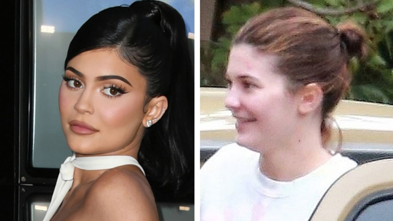 Así de irreconocible luce Kylie Jenner sin maquillaje, sin bronceado y sin relleno de labios