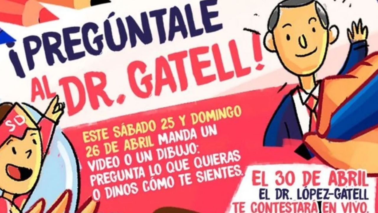 Lanzan convocatoria “Pregúntale al Dr. Gatell”; niños y niñas podrán ser periodistas por un día